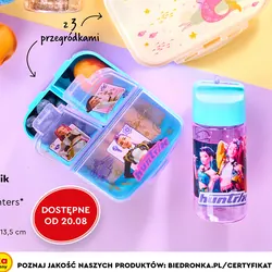 Bidon lub pojemnik śniadaniowy K-pop Demon Hunters