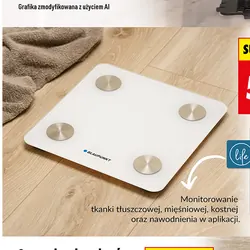 Waga łazienkowa z Bluetooth Blaupunkt BSM601BTW