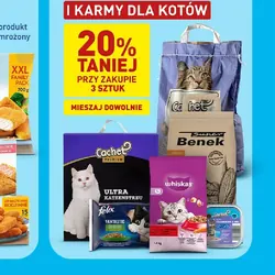 Żwirki i karmy dla kotów