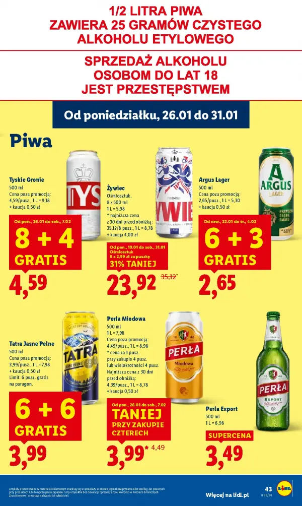 Strona 43 gazetki Lidl