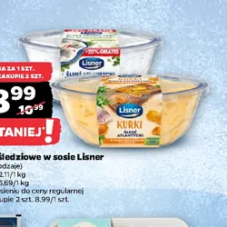 Filety śledziowe w sosie Lisner