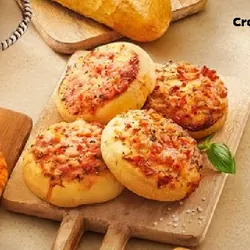 Focaccia z szynką i serem