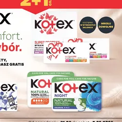 Produkty higieniczne Kotex