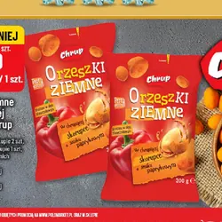 Orzeszki ziemne w paprykowej skorupce Chrup