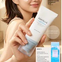Lekki krem-serum do twarzy z SPF 50+ SKIN1004 Centella Madagascar