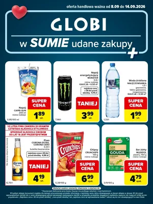 Gazetka Globi w SUMIE udane zakupy