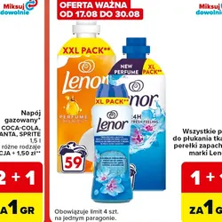 Płyny do płukania tkanin, perełki zapachowe Lenor