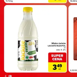 Mleko świeże ŁACIATE MLEKPOL
