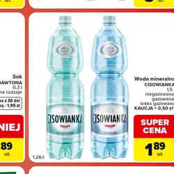 Woda mineralna CISOWIANKA