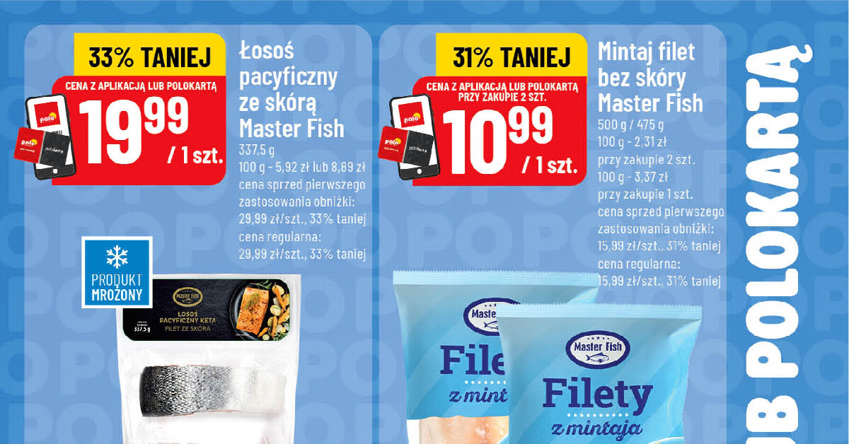Łosoś pacyficzny za 19,99 zł w POLOmarket — najlepsza promocja na rybę tego tygodnia!