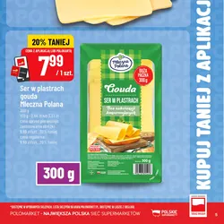 Ser w plastrach gouda Mleczna Polana