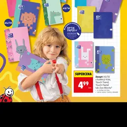 Zeszyt z kolekcji Kids, Touch Trend, Touch Pastel lub Zoo Blocks