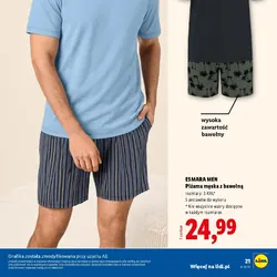 Piżama męska z bawełną