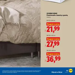 LIVARNO HOME Prześcieradło z bawełny z gumką