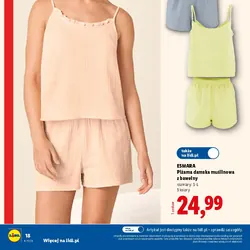 Piżama damska muślinowa z bawełny