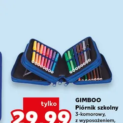 Piórnik szkolny 3-komorowy