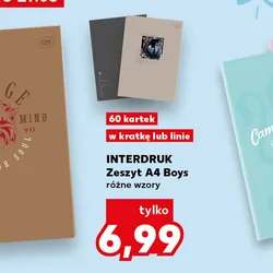 INTERDRUK Zeszyt A4 Boys