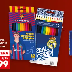 FC BARCELONA lub REAL MADRID Kredki ołówkowe