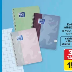 Kołozeszyt A5/80 kartek B-YOU, B-LIGHT