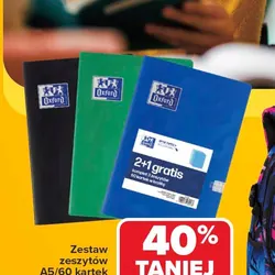 Zestaw zeszytów A5/60 kartek