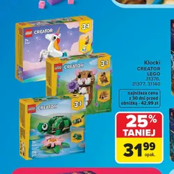 Klocki CREATOR LEGO 31376, 31377, 31340