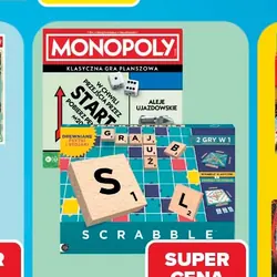 Gra planszowa MONOPOLY, SCRABBLE