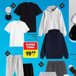 T-shirt gładki męski
