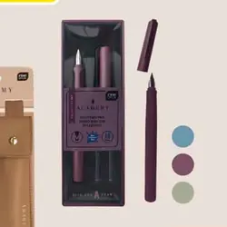 Zestaw w etui pióro wieczne + 2 naboje