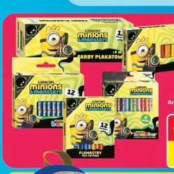 Artykuły do prac plastycznych kolekcja MINIONKI