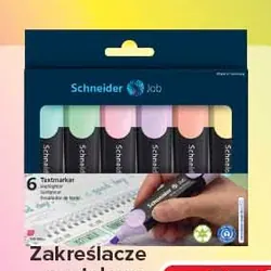 Zakreślacze pastelowe JOB SCHNEIDER