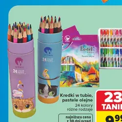 Kredki w tubie, pastele olejne