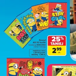 Zeszyt A5/32 kartki kolekcja MINIONKI
