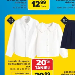 Koszula chłopięca, bluzka dziewczęca