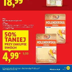 Pilos Holenderska gouda w plastrach