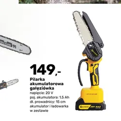 Pilarka akumulatorowa gałęziówka