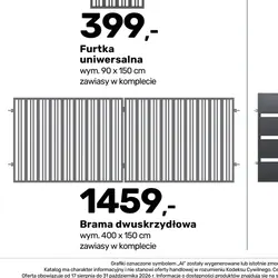 Ogrodzenie Eryk brama dwuskrzydłowa
