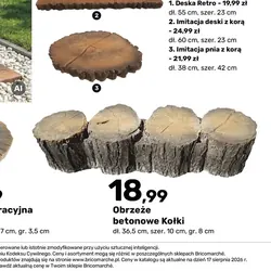 Obrzeże betonowe Kołki