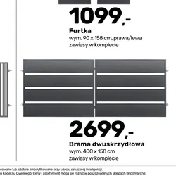 Ogrodzenie Milan brama dwuskrzydłowa
