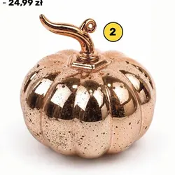 Figura szklana Dynia LED