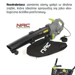 Odkurzacz elektryczny do liści
