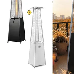 Parasol grzewczy CHEOPS srebrny