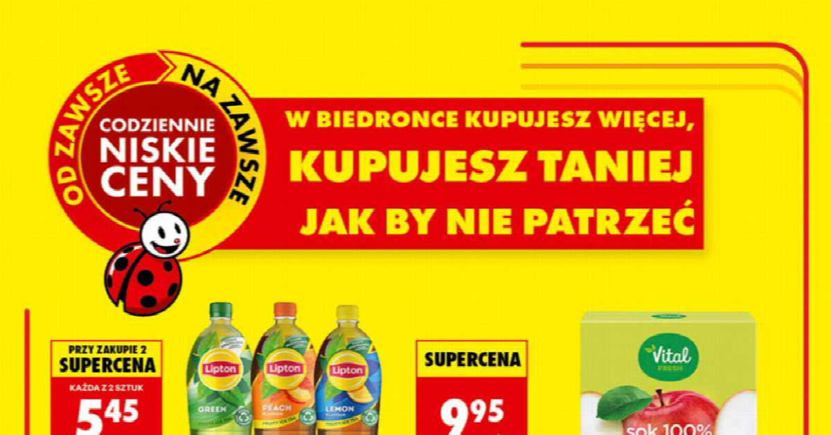 Nowa gazetka Biedronka na lipiec (01.07–31.07) — szybkie podsumowanie, które MUSISZ przeczytać