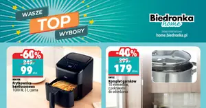 Hity z gazetki Biedronki: robot za 1 299 zł, frytkownica za 1 zł i inne promocje, których nie możesz przegapić!
