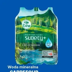 Woda mineralna CARREFOUR SUDETY