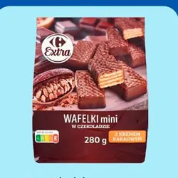 Wafelki mini w czekoladzie CARREFOUR