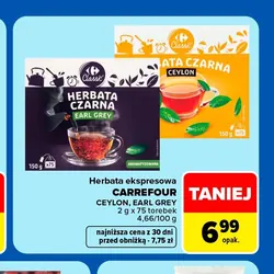 Herbata ekspresowa CARREFOUR