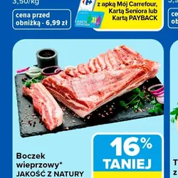 Boczek wieprzowy JAKOŚĆ Z NATURY CARREFOUR