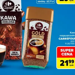 Kawa rozpuszczalna CARREFOUR GOLD