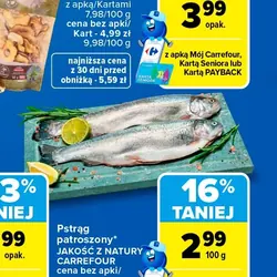Pstrąg patroszony JAKOŚĆ Z NATURY CARREFOUR