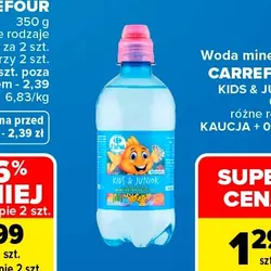 Woda mineralna Carrefour Kids & Junior